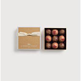 Coffret Effervescence 9 chocolats - Cadeaux d’Affaires