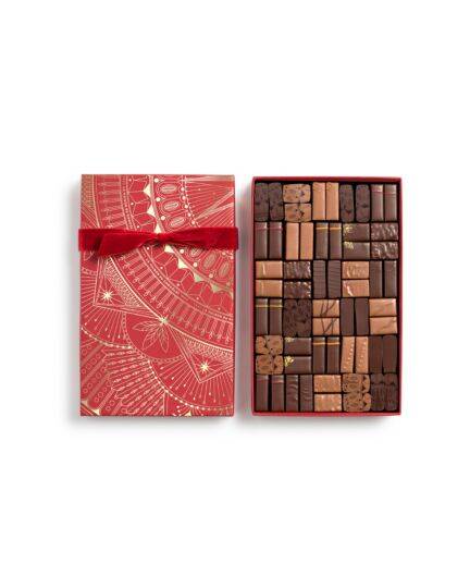 Christmas Haussmann Gift Box 60 Chocolates Corporate Gifts on a white background