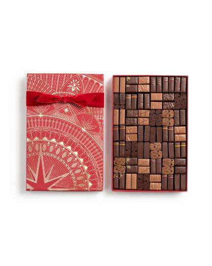 Christmas Haussmann Gift Box 84 Chocolates Corporate Gifts on a white background