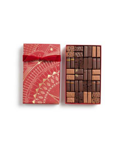 Christmas Haussmann Gift Box 40 Chocolates Corporate Gifts on a white background