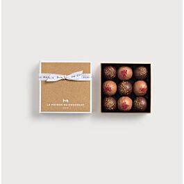 Coffret Effervescence 9 Chocolats - Cadeaux d’Affaires