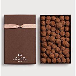 Coffret Truffes Chocolat Nature 400g - Cadeaux d’Affaires