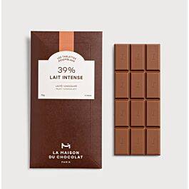  Tablette Chocolat Lait Intense 39% - Cadeaux d’Affaires